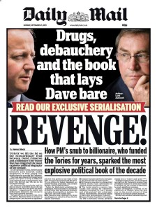 #PigGate Daily Mail Front Page